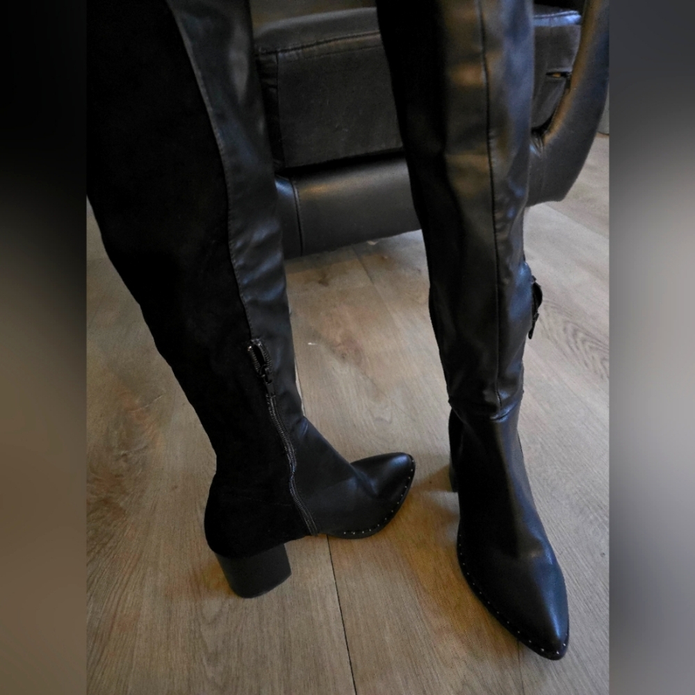 Black Over-the-Knee Boots